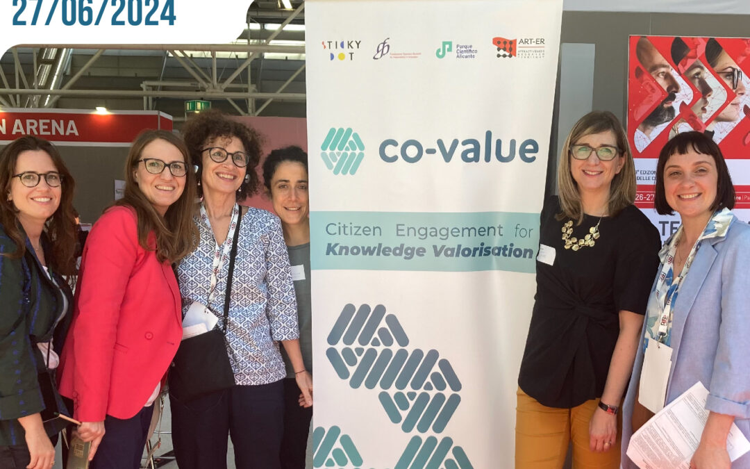 Citizen Engagement for Co-Valorisation in Emilia-Romagna. CO-VALUE at R2B 2024 in Bologna
